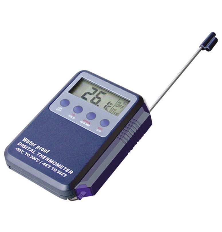 Thermomètre sonde avec Alarme