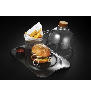 Assiettes Burger 45,5x21 cm x6