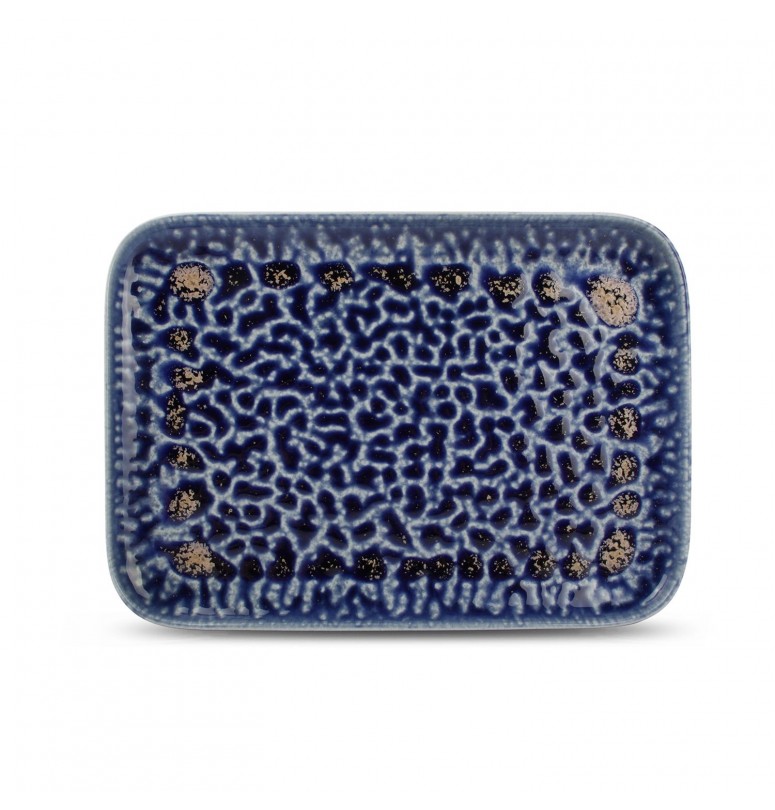 Assiette Cobalt Oxido 28 x 20 cm