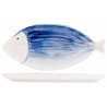 Assiette Poisson bleu