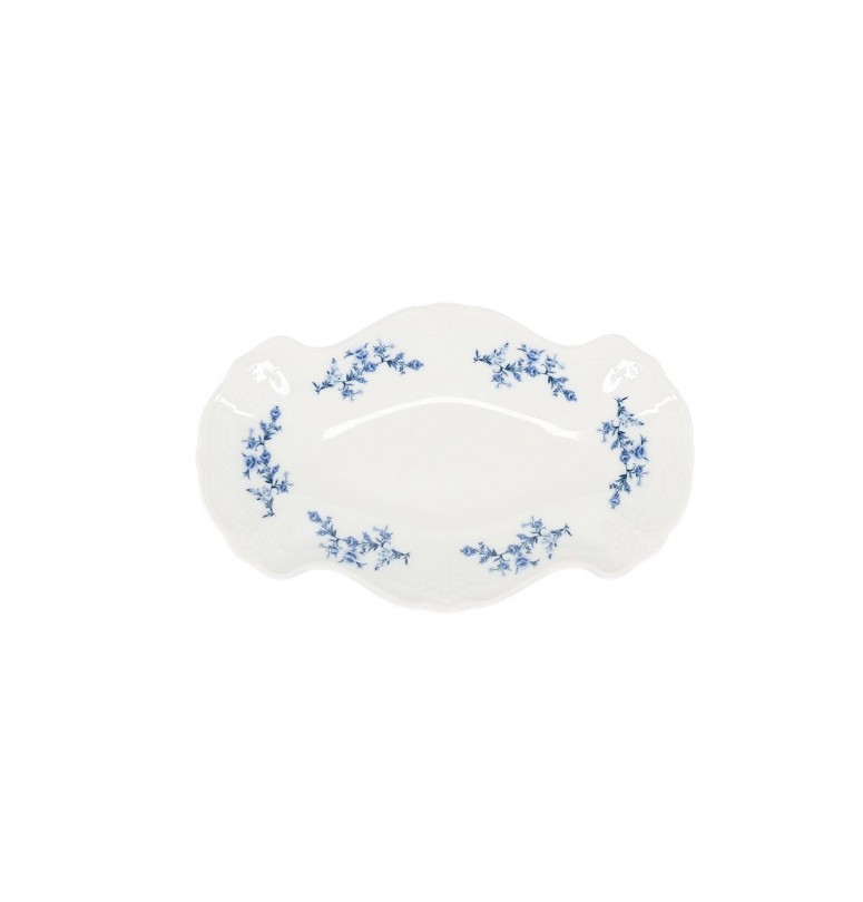 Assiette Retro bleue PM