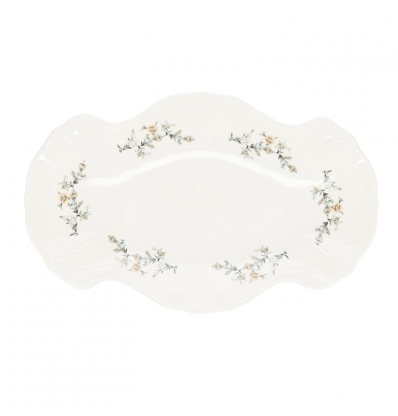 Assiette Retro marron PM