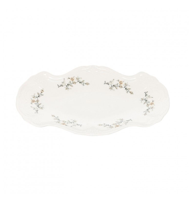 Assiette Retro marron