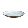 Assiette Shadow aqua 28 cm